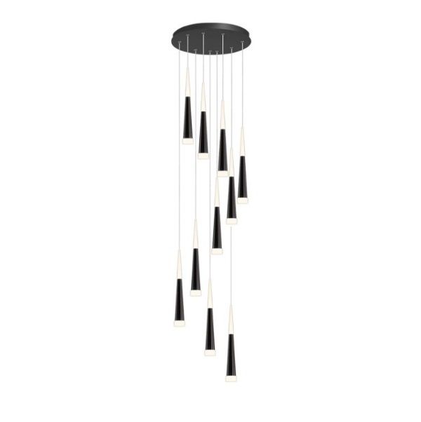 Светильник SPFD-8751/10 ЧЕРНЫЙ D55/H450/10/LED/5W/4000K SABICO