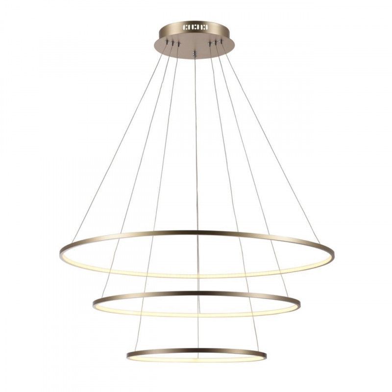 Каскадная люстра 85*60-150 см 100W, 4000K, Aployt Lunet APL.014.03.100, золотой