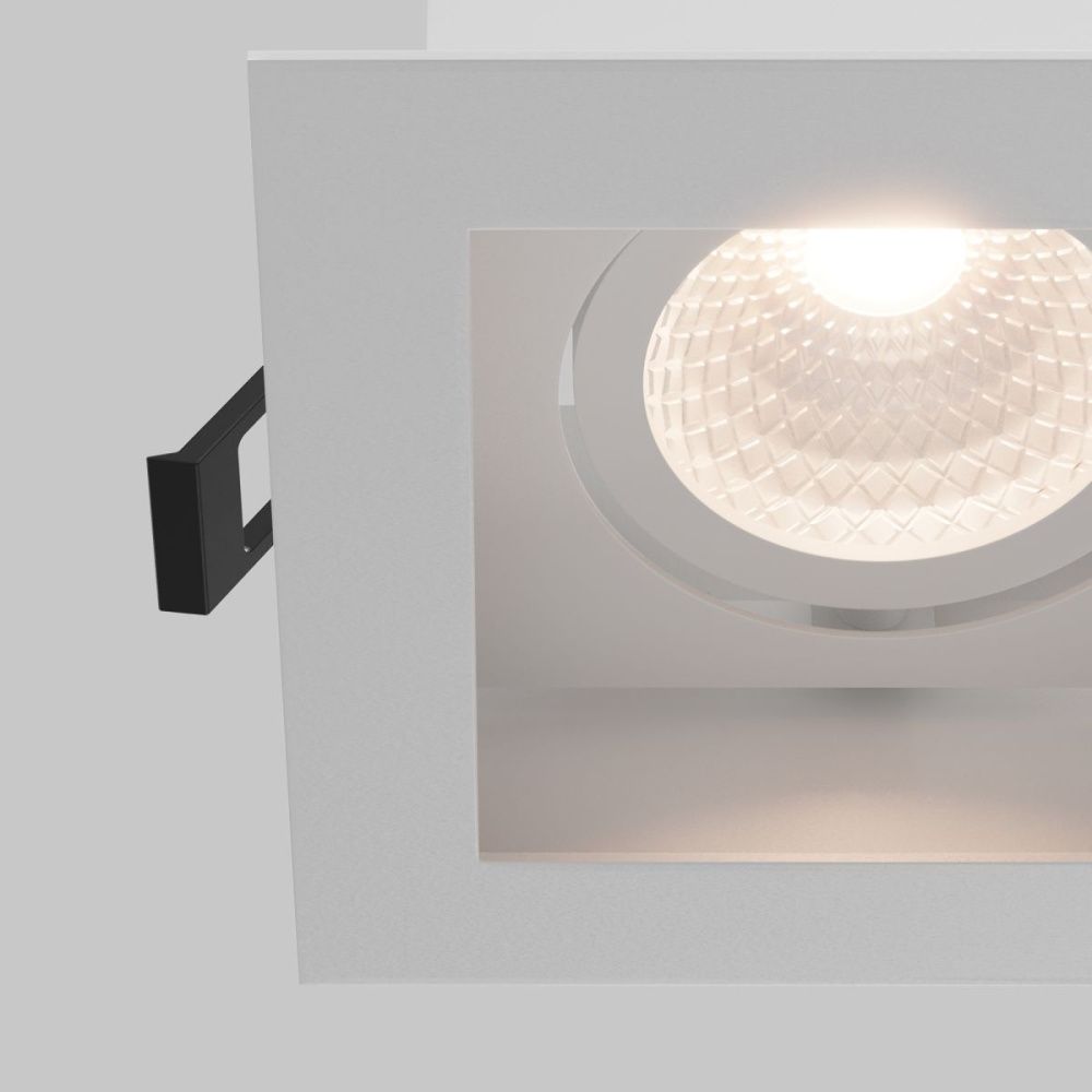 Встраиваемый светильник 10 см, 12W, 2700-4000K, Maytoni Technical Metal Modern DL008-12W2.7-3-4K-W, белый