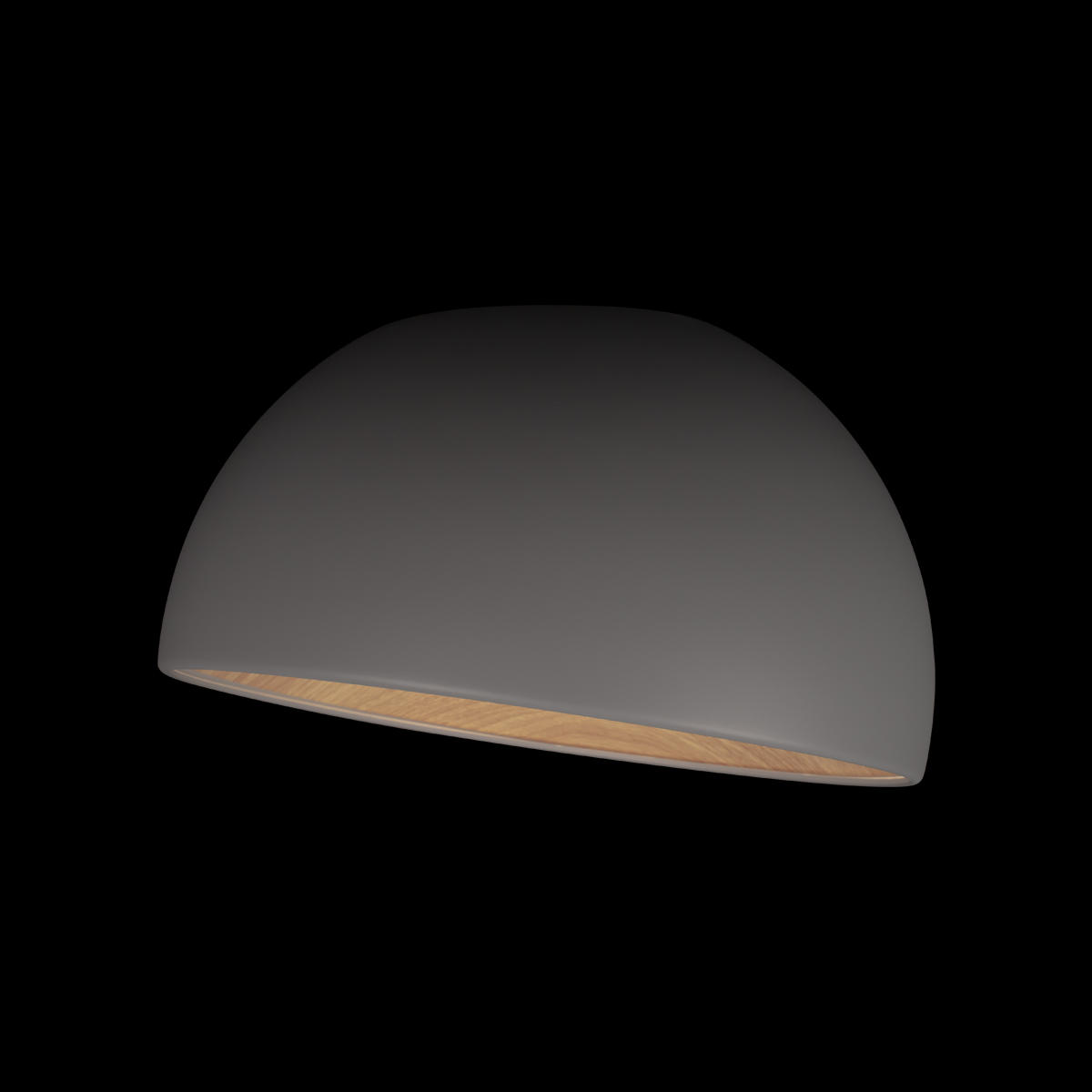 Потолочный светильник 35*22 см, 1*LED*24W 4000K серый LOFT IT Egg 10197/350 Grey