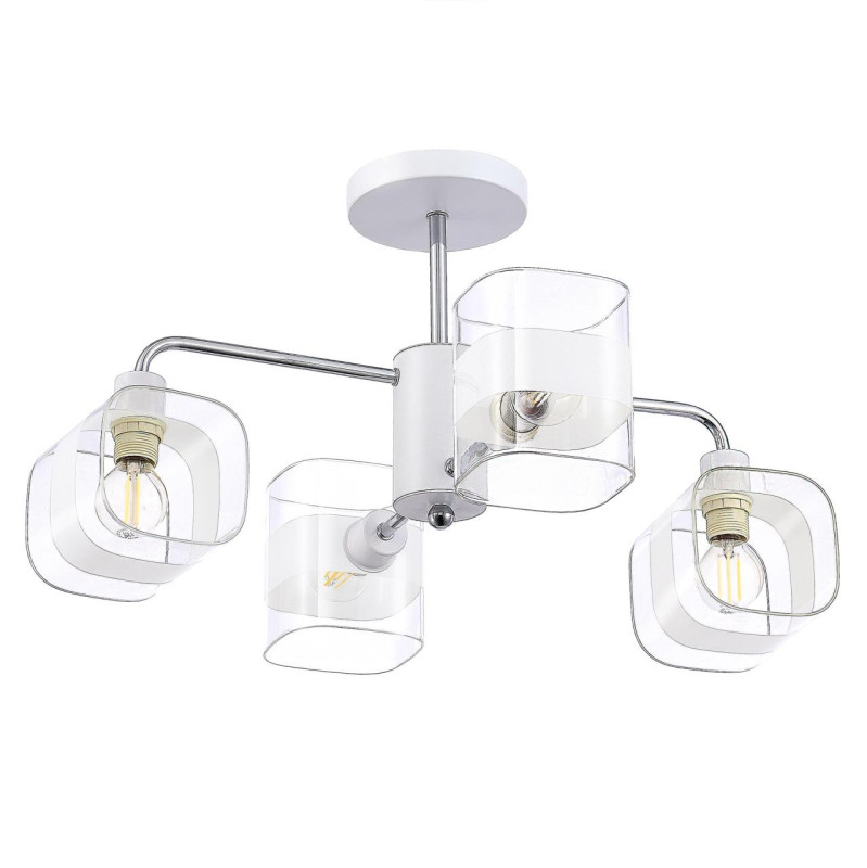 Люстра Citilux Бертон CL140140 белый