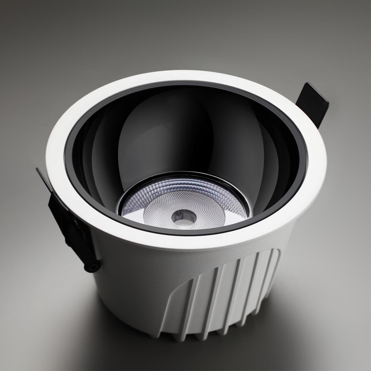 Светильник светодиодный 11 см, 20W, 4000K, NovoTech SPOT KNOF 358695, белый-черный