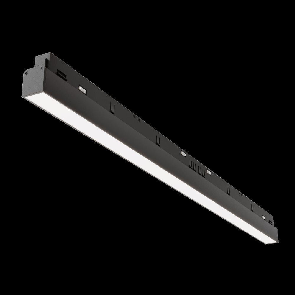 Трековый светильник 60,4*2,2*-4,4 см, *LED*24W, 2700-6000K, Maytoni technical Dim Smart Zigbee EXILITY TR030-4-24WTW-DSZ-B, Черный