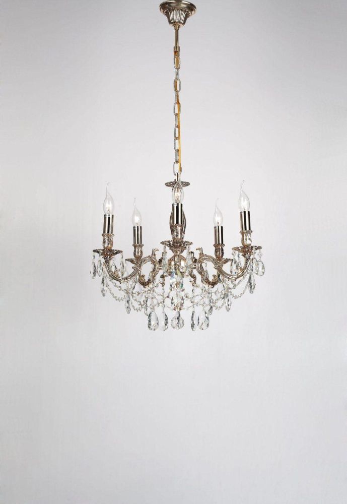 Люстра *52*91 см, 5*E14*60W, Lucia Tucci Firenze FIRENZE 141.5 coffe gold, золотой