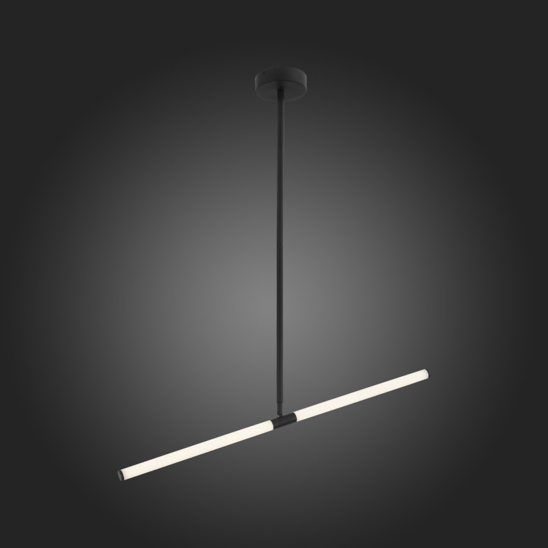 Светильник подвесной 100*15 см, 20W 4000K ST LUCE BISARIA SL393.403.02 Черный