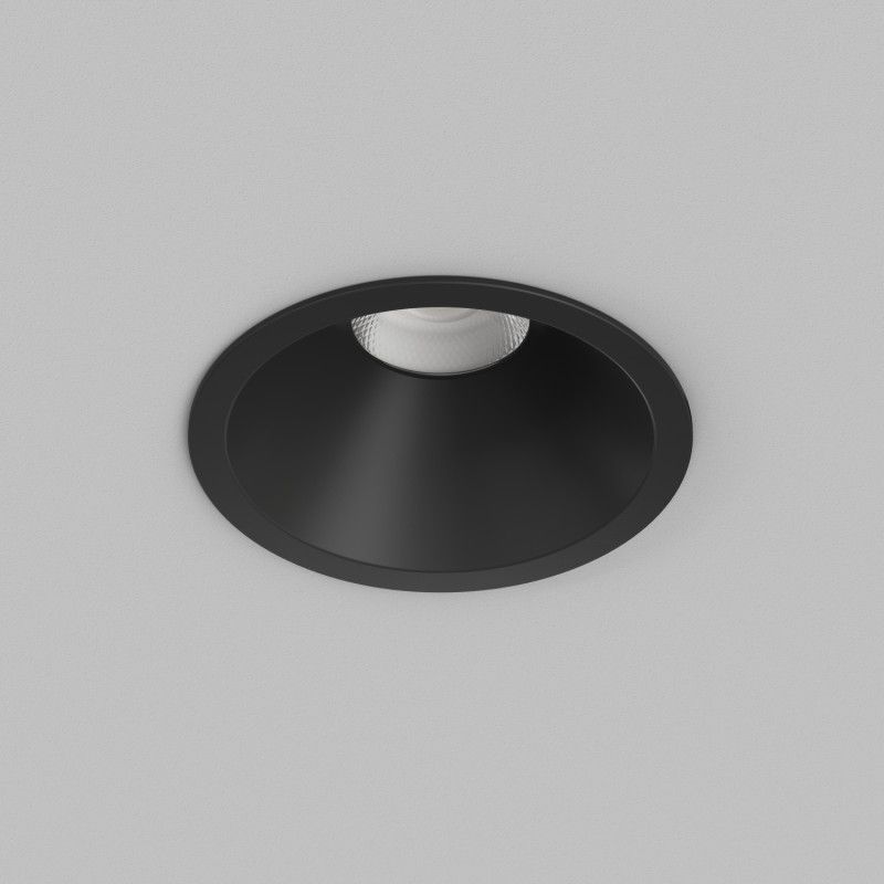 Встраиваемый светильник *8,4*7 см, *LED*975Lm, 3000-4000-6000K, Denkirs Shine Glow DK2431-BK, черный матовый