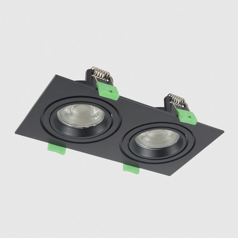 Встраиваемый светильник 18 см, Crystal Lux CLT 002C2 BL V2, черный