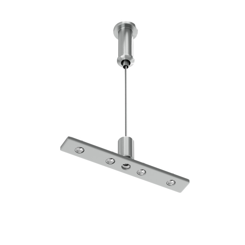 Тросовый подвес для низкопрофильного шинопровода Exility 1,3*6,8*200 см, Maytoni Technical Accessories for tracks Exility TRAM034SW-2S серебро