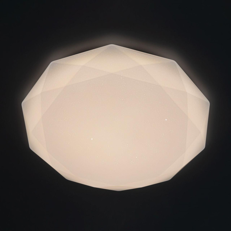 Светильник 56 см, 90W, 3000-5500K с пультом Citilux Астрон CL733900G, белый