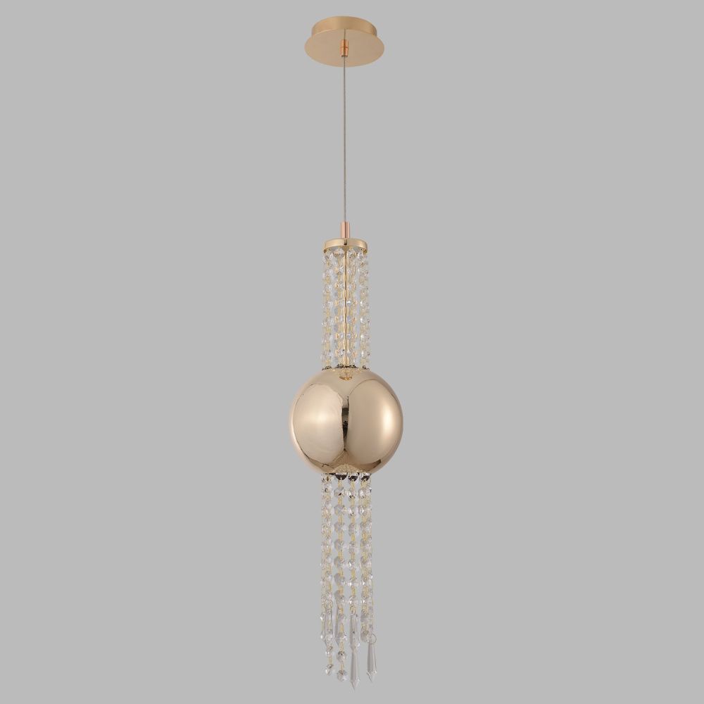 Светильник 15 см, Crystal Lux NAVAJO SP3W LED GOLD, золото