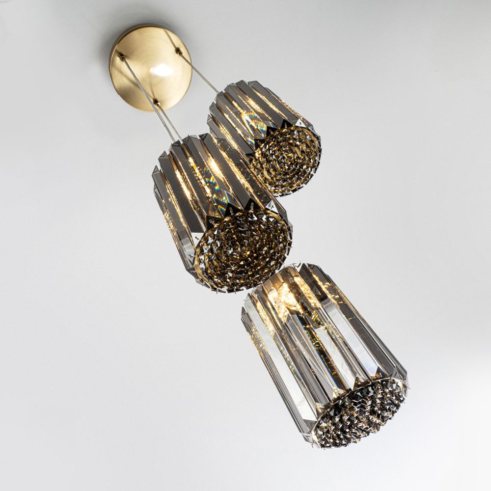 Светильник *22*20 см, LED*29W, 4000K, Modelux  ML.1398.3, Латунь