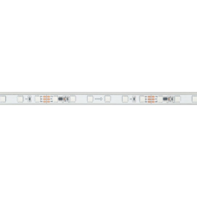 Лента герметичная SPI-P-F72-11mm 24V RGB-PX6 (14.4 W/m, IP66, 3535, 5m) (Arlight, бегущий огонь) 030484(2). Цена указана за 5 метров. Продается кратно 5 метрам.