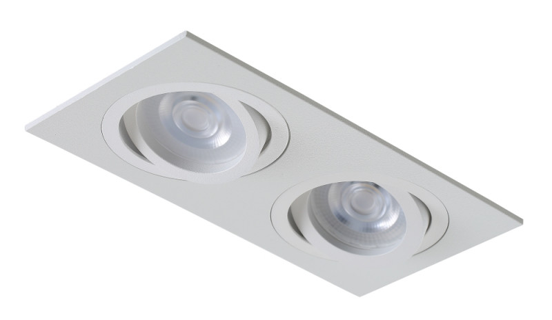 Светильник встроенный 18*9 см, Crystal Lux CLT 002C2 WH Белый