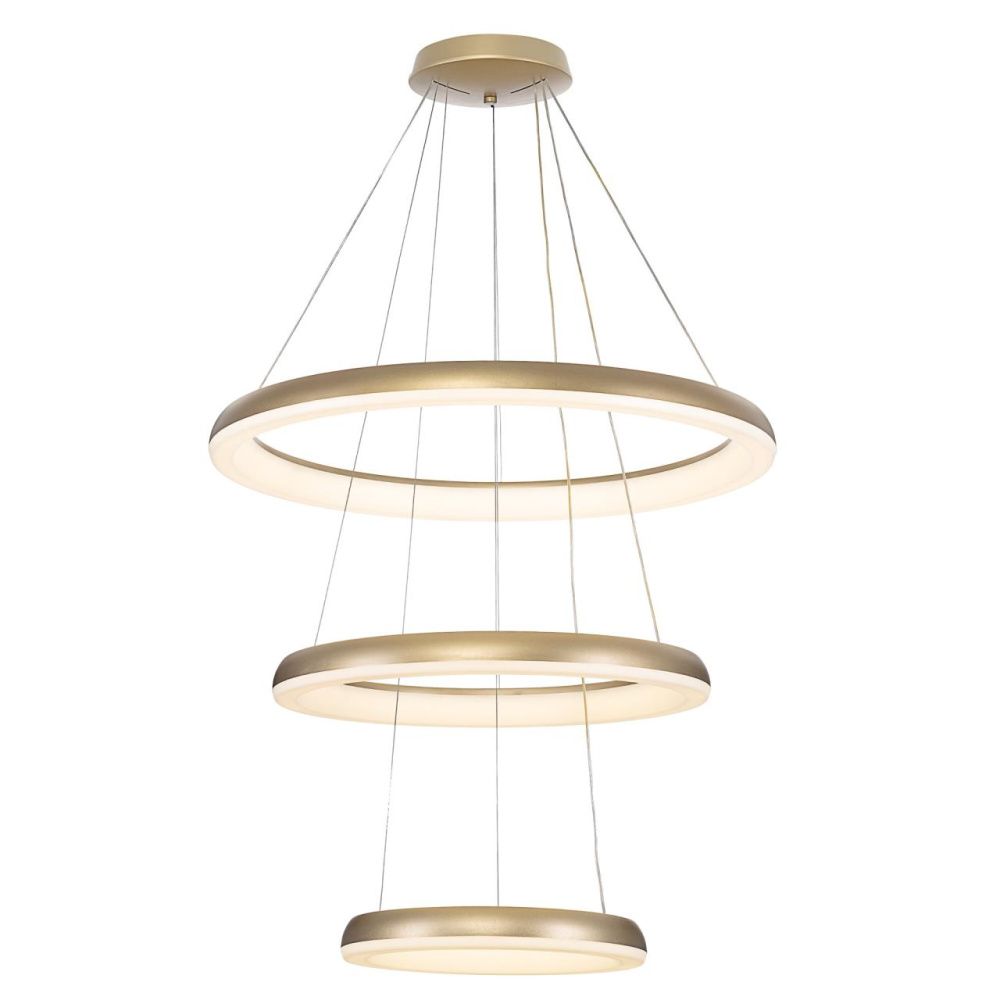 Светильник 75 см, 170W, 3000-5500K, Citilux Юпитер Смарт CL730A152S, золото