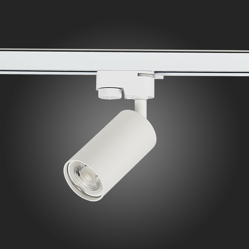 Трековый светильник 10*5 см, 50W, ST LUCE ST300.506.01 Матовый белый