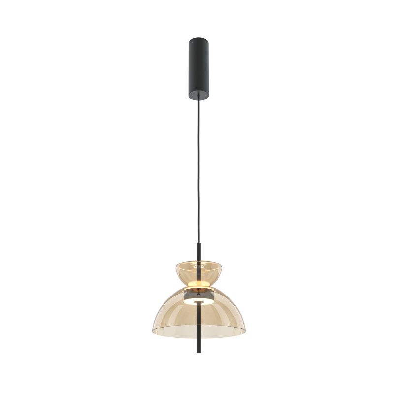 Подвесной светильник 25*25*348 см, LED*12W, 3000K, Maytoni Bangkok MOD185PL-L12CG3K2, черный