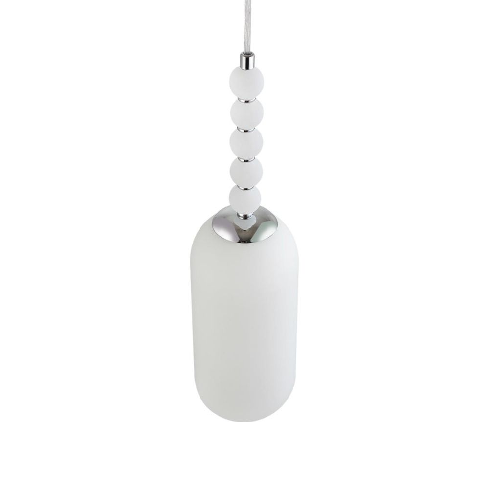 Подвес *9*225-225 см, 1*E14*40W, Lumion Tracy LUM8270/1A, хром; белый