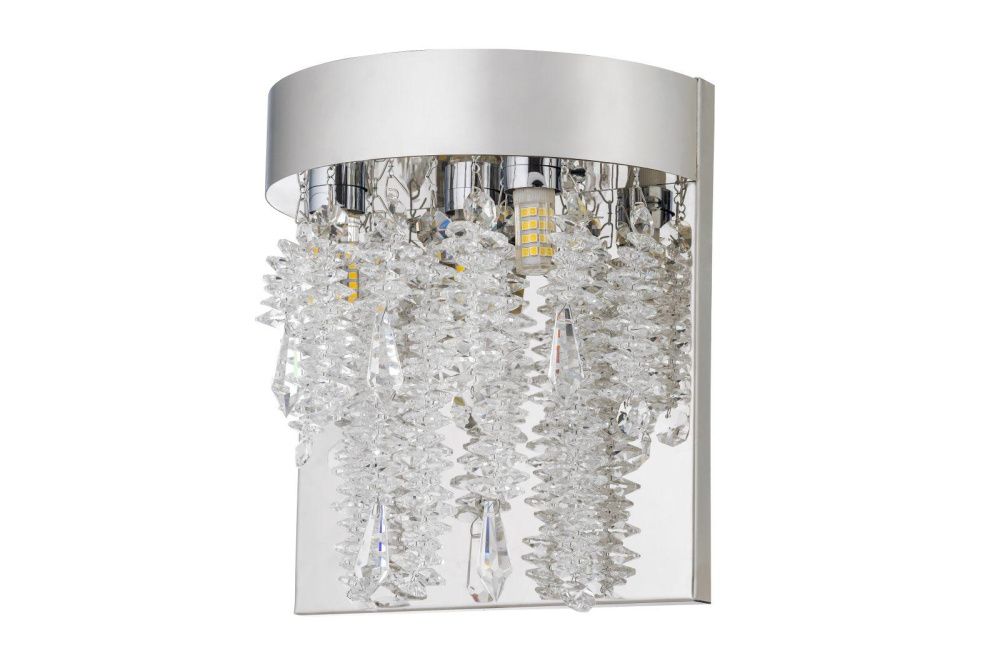 Бра *18*23 см, 3*GAL*W, Arti Lampadari Flusso Nickel Flusso H 2.18.107 N, никель
