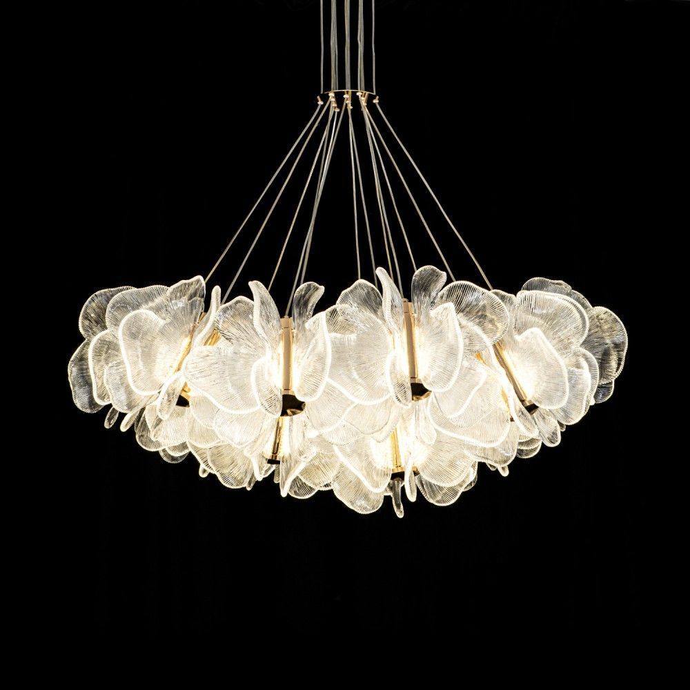 Люстра *80*50 см, LED*142W, 4000K, Modelux  ML.6222.900 CP, Шампань