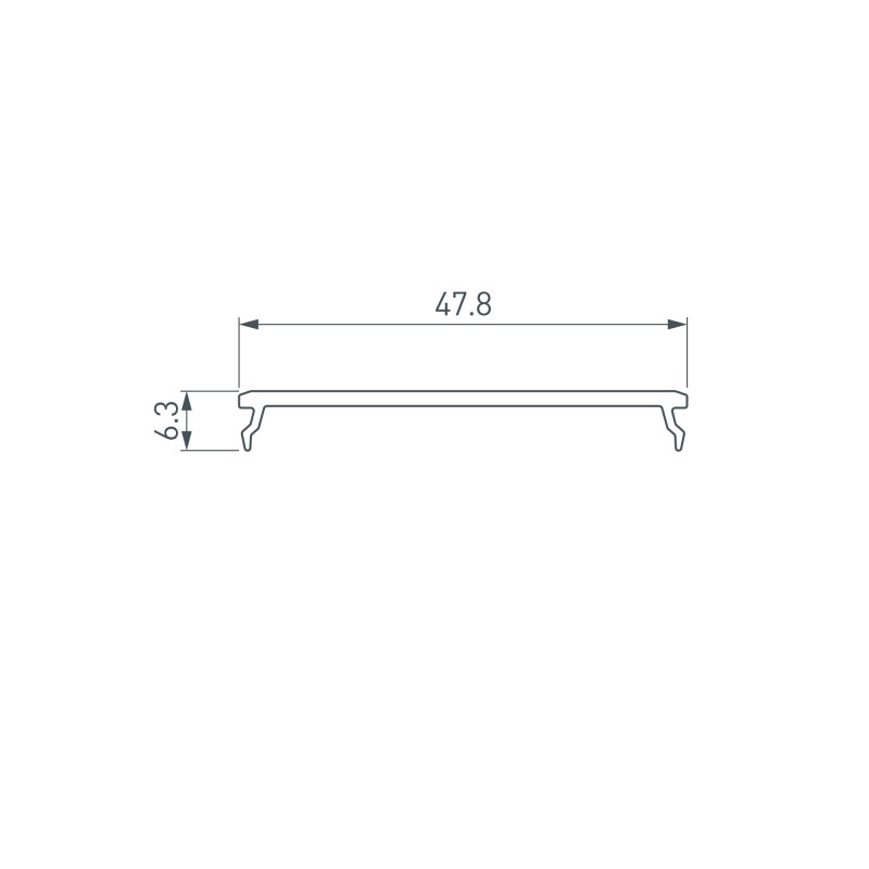 Экран Arlight 032870 250*4,86*0,3 см. Цена указана за 2,5 метра. Продается кратно 2,5 метрам.