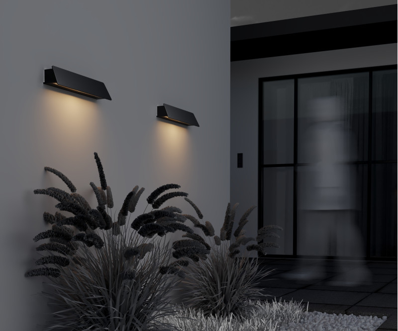 Светильник настенный 9*40*8 см, LED, 10W, 3000К, Maytoni Trupp O429WL-L10GF3K серый