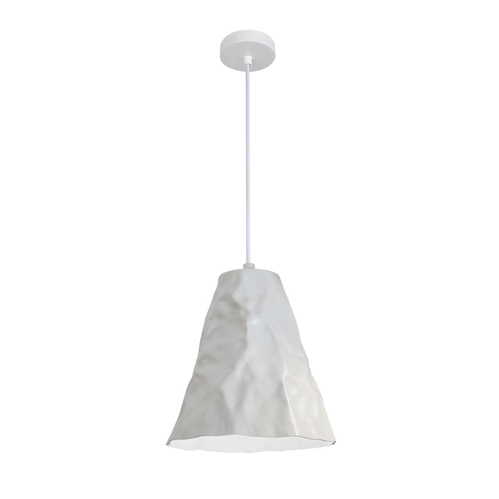 Подвесной светильник 20*19 см, 1*E27, 60W, Divinare Piramide 5097/33 SP-1, Белый