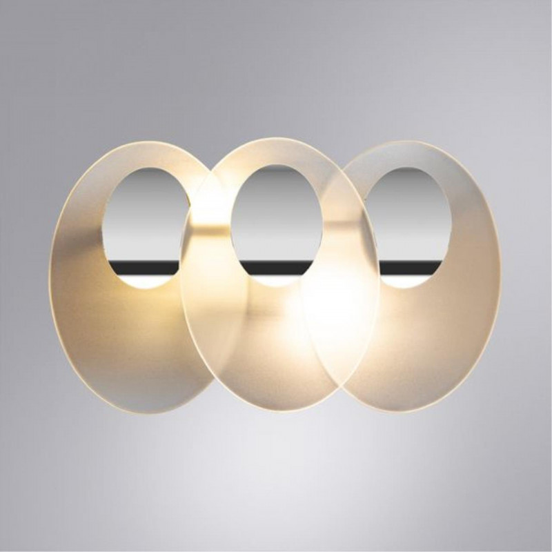 Светильник настенный 11*30*18 см, 2*E14 хром Arte lamp Rosabella A4067AP-2CC