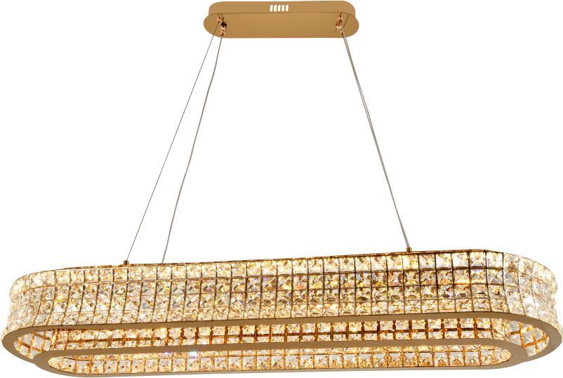 Подвесная люстра 120 см, 150W, 3000-6000K, Stilfort Karnelli 4024/03/12PL, золото