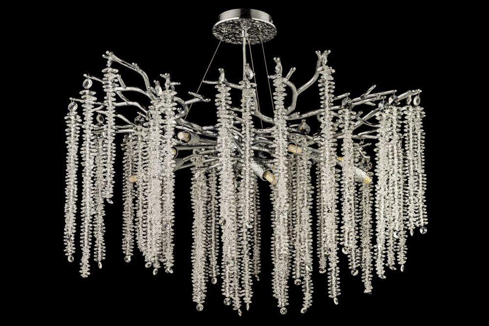 Люстра подвесная *76* см, 10*G9*40W, Dio D`arte Tavenna Nickel Tavenna H 1.5.76.100 N, никель