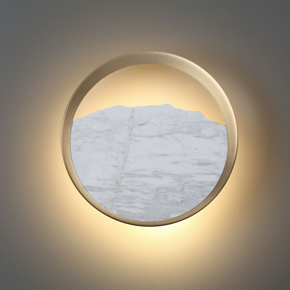 Настенный светильник 25 см, 9W, 3000K, Odeon Light 4359/9WL, бронза-камень