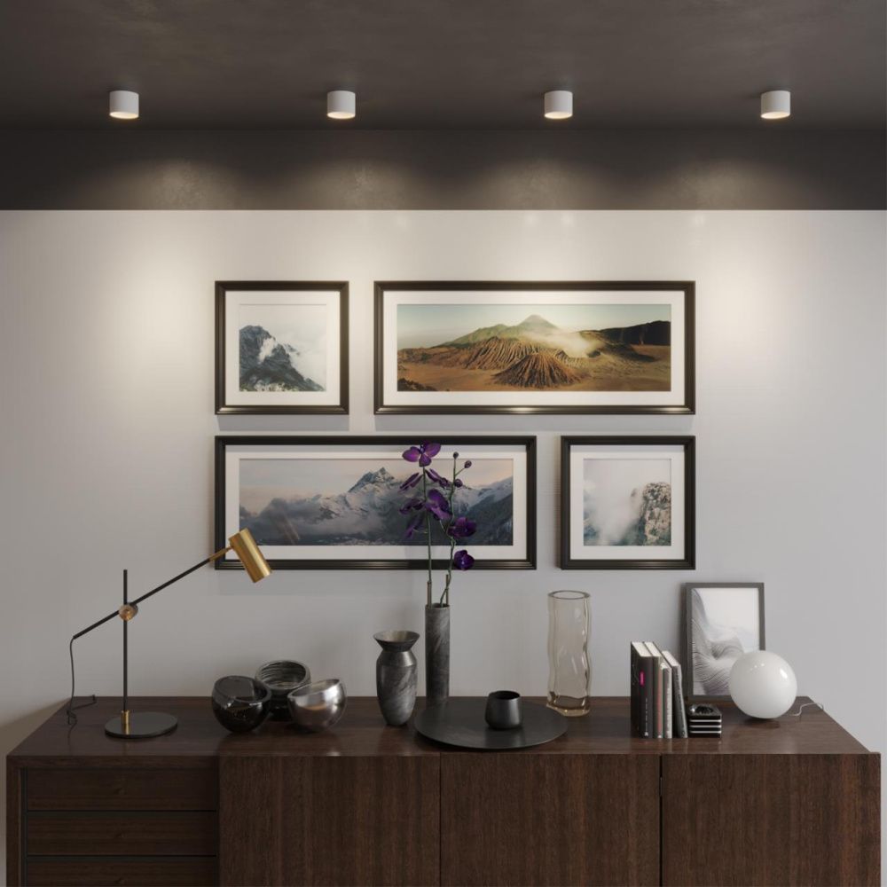 Светильник накладной 10*10*7- см, 1*GX53*12W, Novotech Gemini Over 371009, белый