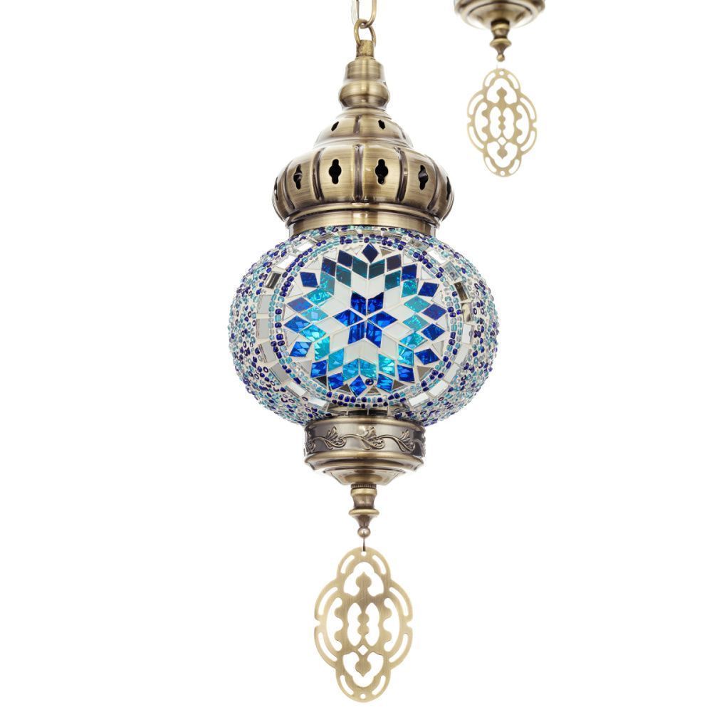 Подвесной светильник  Citilux Каир CL419136, бронза, мозаика синяя