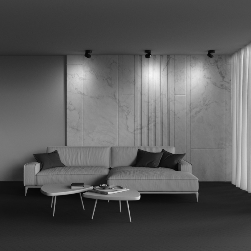 Светильник 12*12 см, LED 18W, 4000K Maytoni Onda C024CL-L18B4K, черный