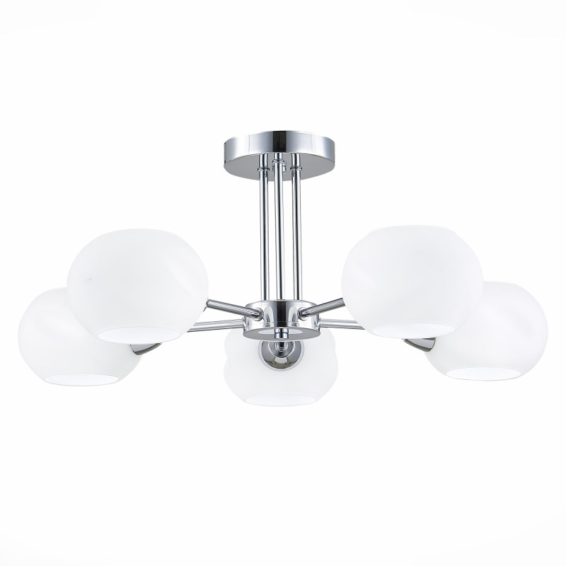 Люстра потолочная 59 см,  EVOLUCE LANTA SLE104302-05 Хром