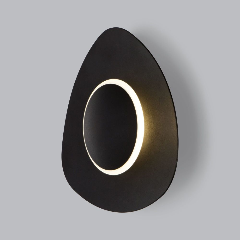 Настенный светильник светодиодный 23 см, 5W, 4200K, Eurosvet Scuro 40151/1 LED, черный