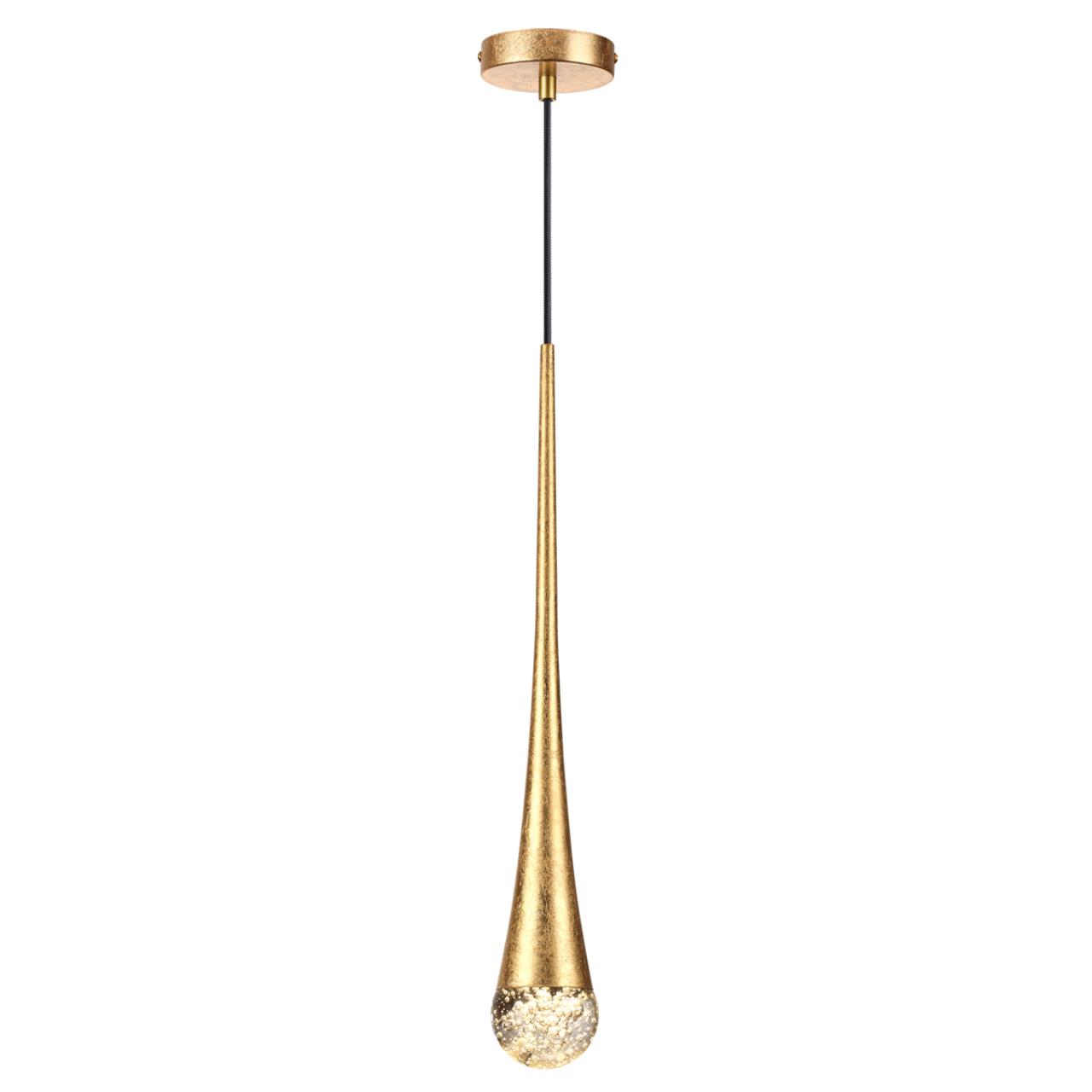 Подвесной светодиодный светильник Odeon Light Gota 4278/1, золотое фольгирование