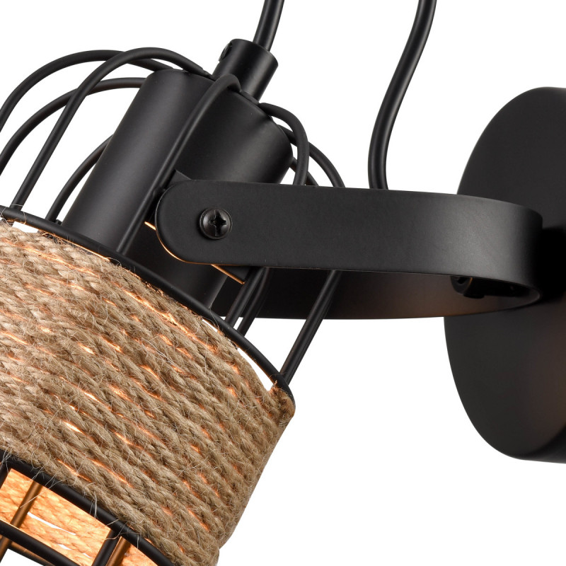 Спот 20*10*15 см, 1*E27 черный Vele Luce Extra VL6472W01