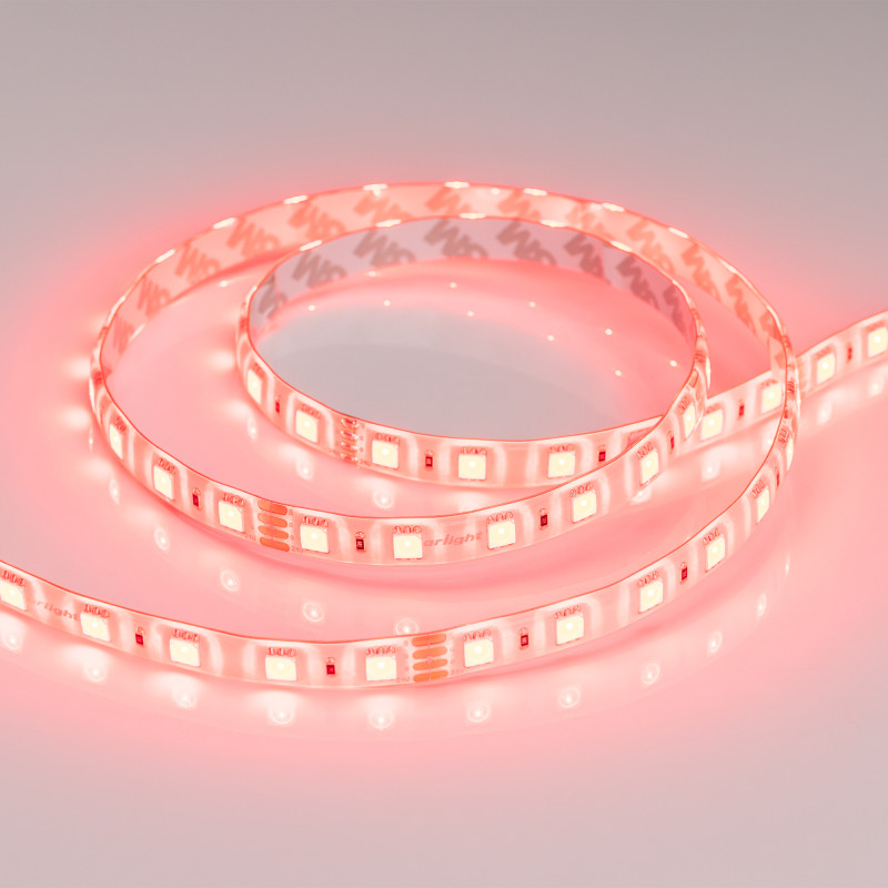 Лента герметичная RTW-SE-B60-10mm 24V RGB (14.4 W/m, IP65, 5060, 5m), Arlight 014794(2). Цена указана за 5 метров. Продается кратно 5 метрам.