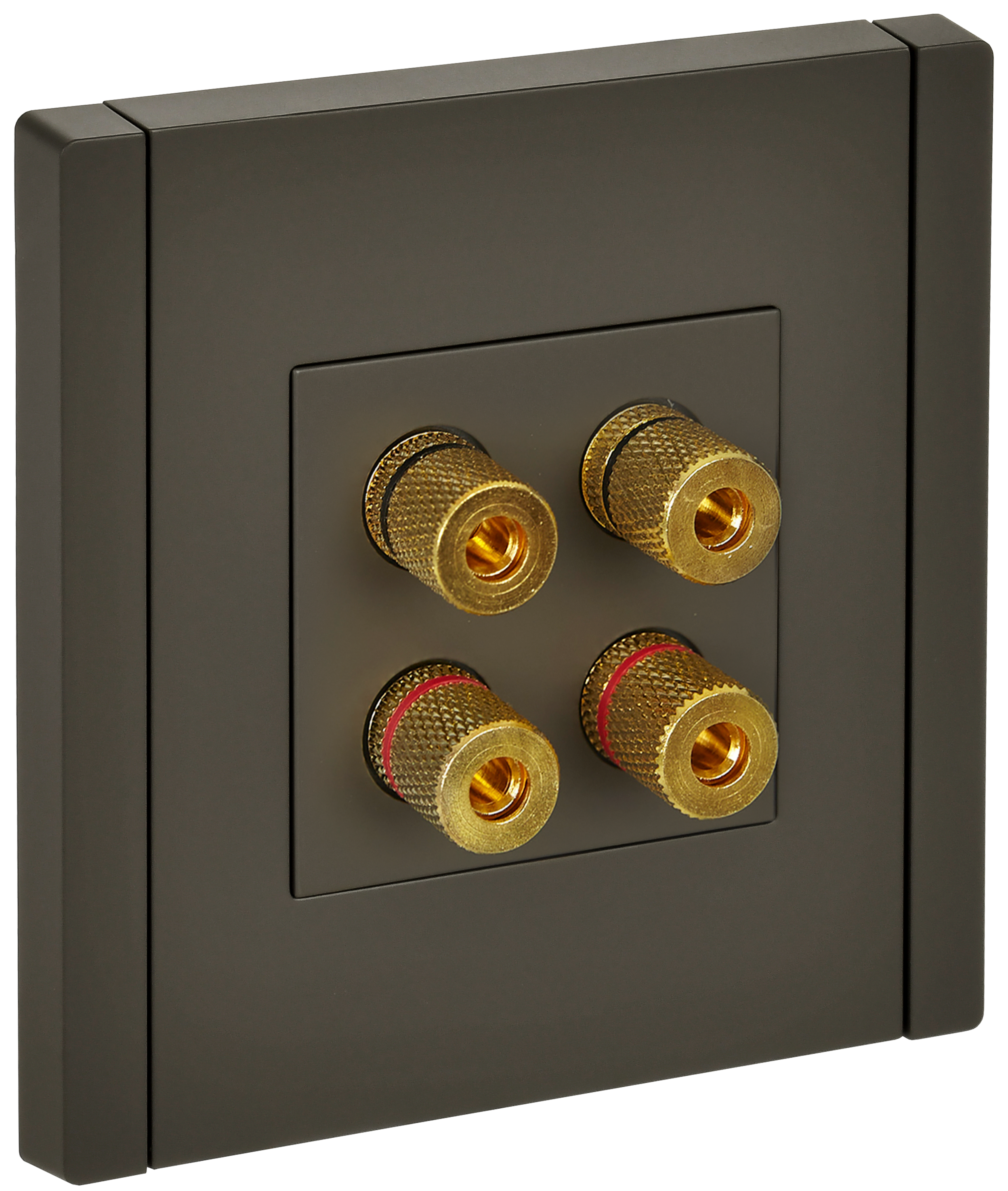 Аудио Розетка 4-местальной FP339 серый IEK FORTE&PIANO, FP-S40-K03