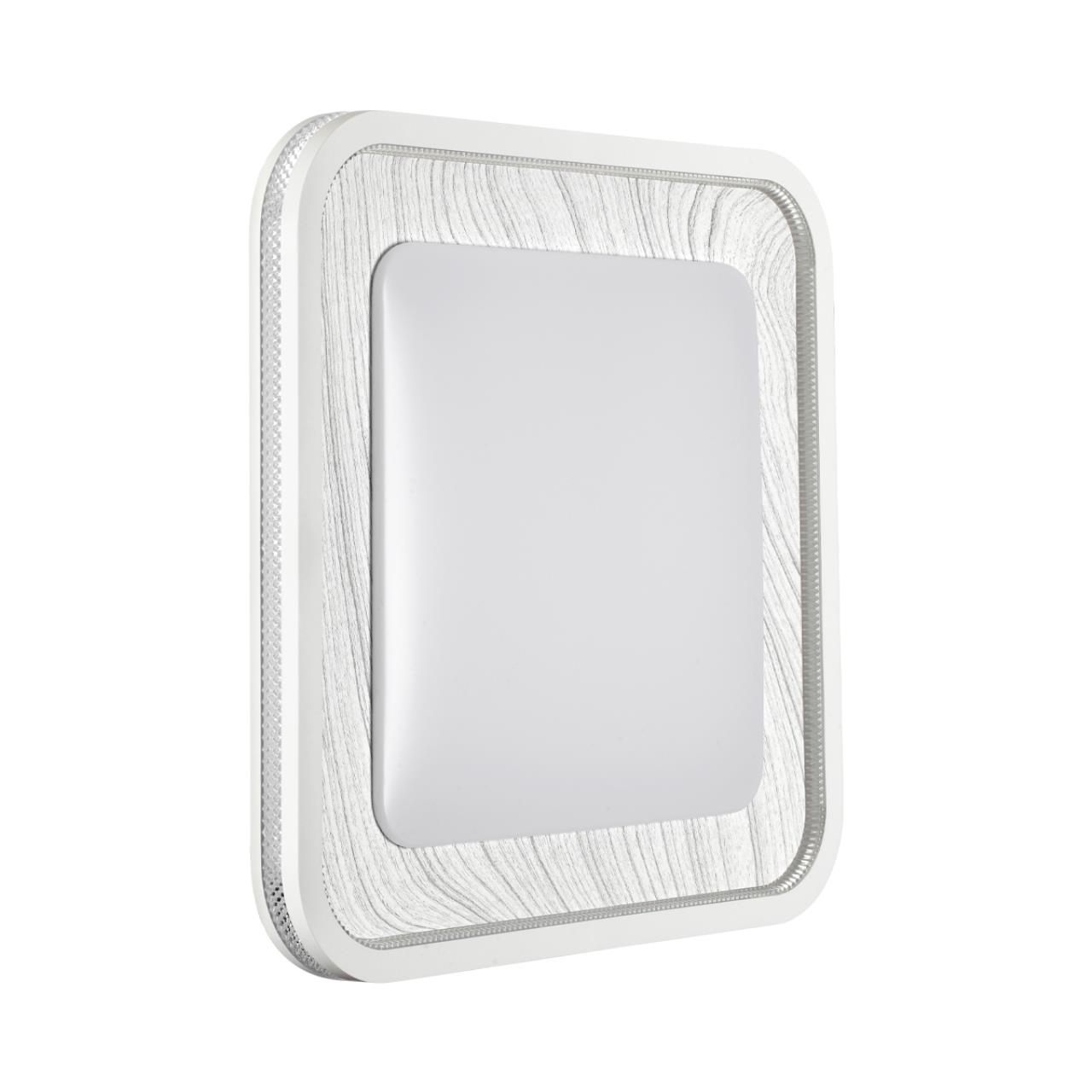 Светильник 50,7*50,7*7 см, LED 1*70W, 3000-6000 К, Sonex Mavi Wood 7682/EL, белый/светло-серый под дерево