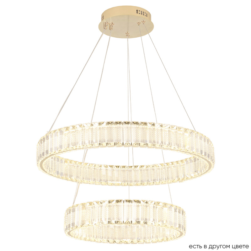 Светильник 60 см, 100W, 3000K, Crystal Lux MUSIKA SP100W LED GOLD, золото