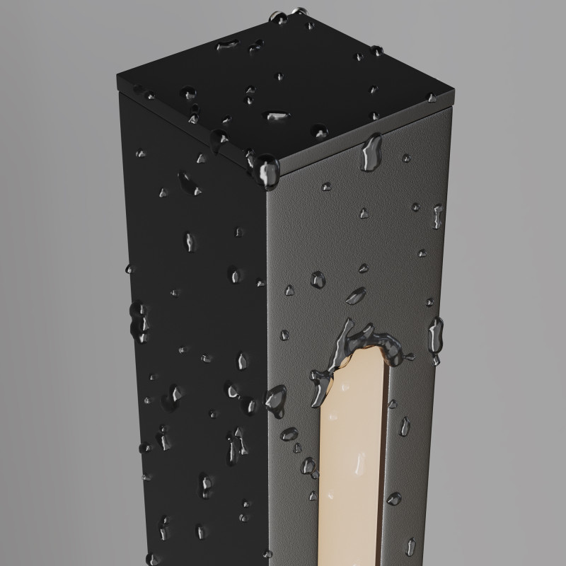 Садово-парковый светильник 2,5*182,2 см, LED, 24W, 3000К, Maytoni Pole O440FL-L24GF3K серый