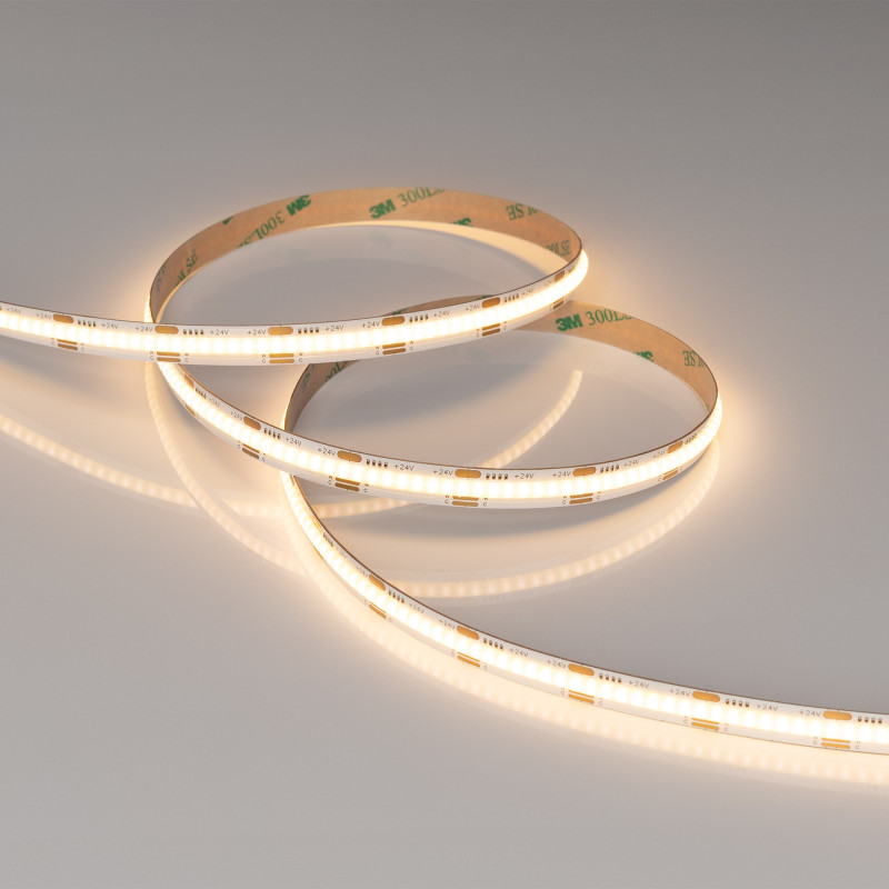Лента COB-X576-10mm 24V White-MIX (16.5 W/m, IP20, CSP, 5m) (Arlight, Изменяемая ЦТ) 036206. Цена указана за 5 метров. Продается кратно 5 метрам.