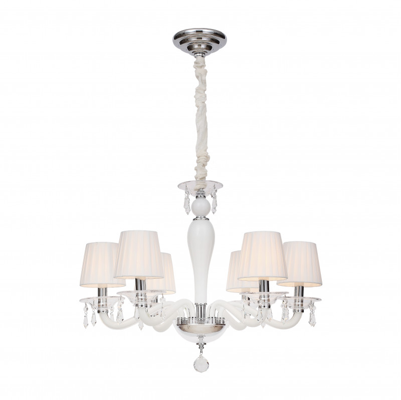 Подвесная люстра Favourite Atlanta 2056-6P, D620*H500/1260, хром