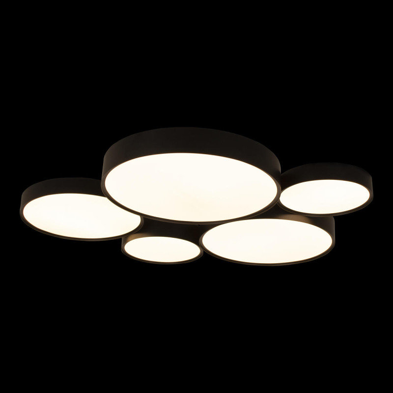 Светильник 90*10,6*0,7 см, 5*LED*W, 4000K, Loft It Drum 10218 Black, Черный