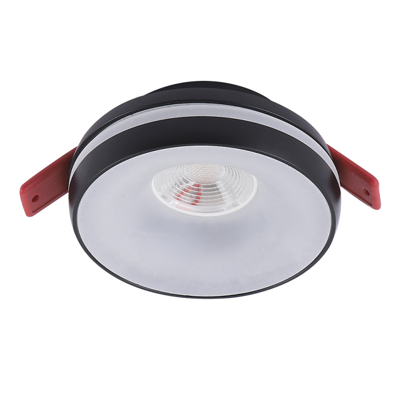 Светильник встраиваемый 9,5*3,5 см, 1*GU10*50W черный Crystal Lux CLT 063C1 BL