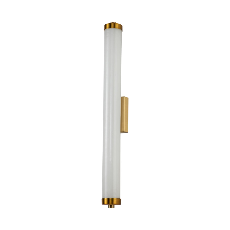 Бра Favourite Tectoria 3000-1W, D80*W110*H500, латуни, плафон из искусственного белого мрамора