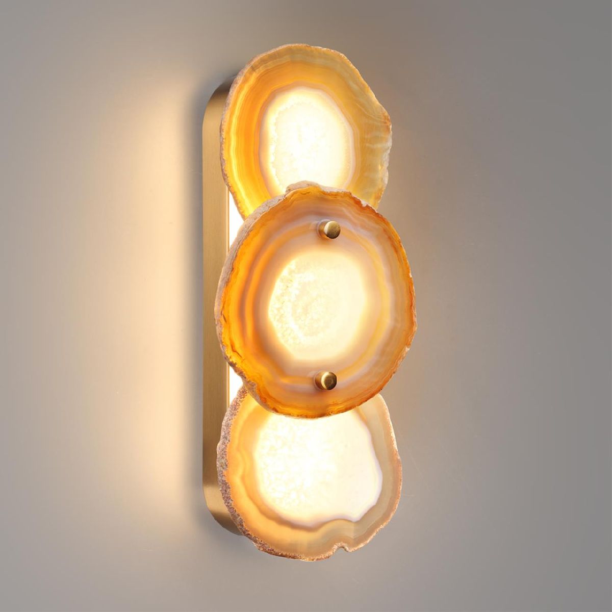 Настенный светильник 31 см, 10W, 3000K, Odeon Light L-vision Agate 7065/10WLB, бронза