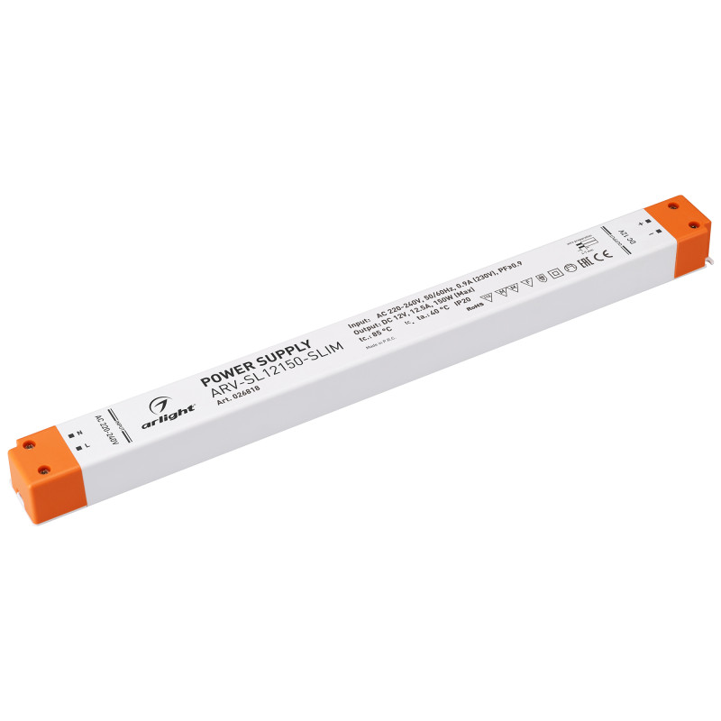 Блок питания для светодиодной ленты Arlight 026818 35*3,1*2,4 см.