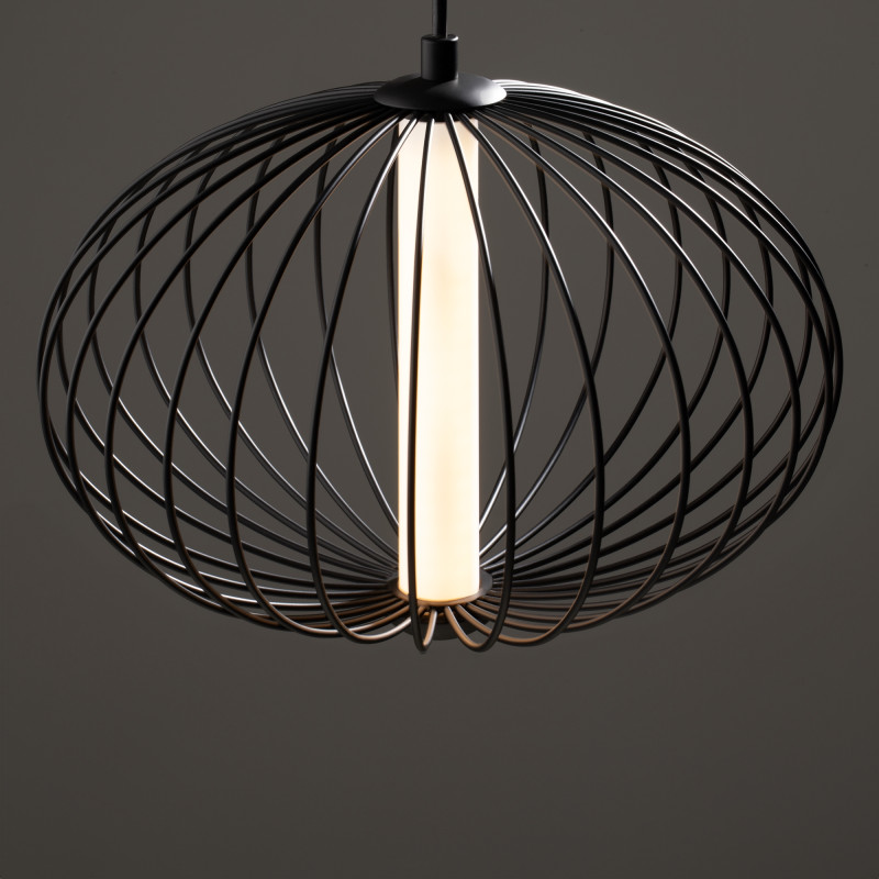 Светильник 30 см, 8W, 3000K, Freya Sabi FR6131PL-L10B, черный